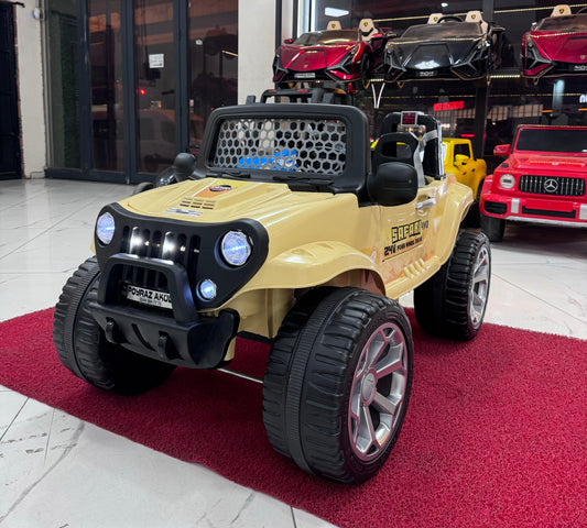 24 volt 2 kişilik safari akülü araba 0-8 yaş