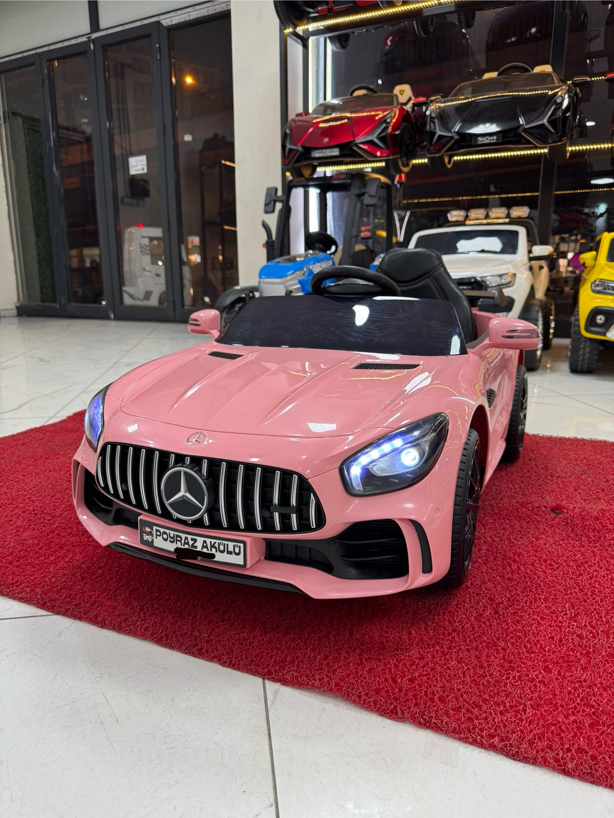 Mercedes gtr 2026 12V akülü araba 0-6 yaş