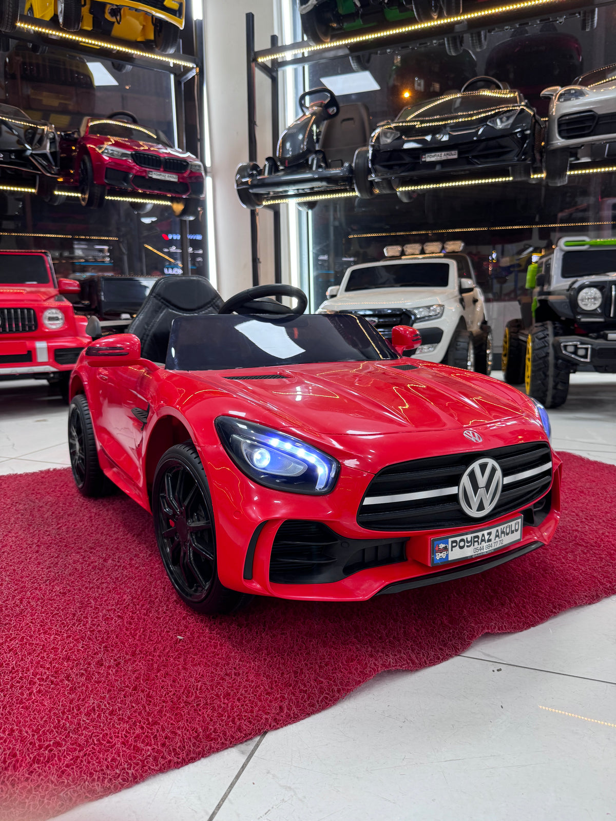 Volkswagen 12V akülü araba (0-6yaş)
