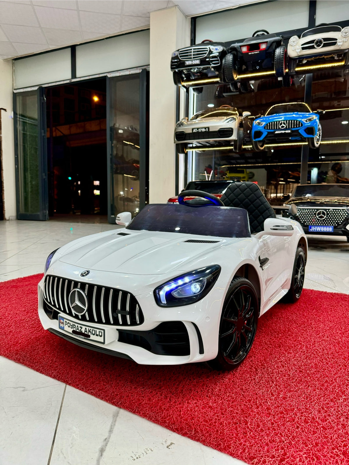 Mercedes gtr 2026 12V akülü araba 0-6 yaş