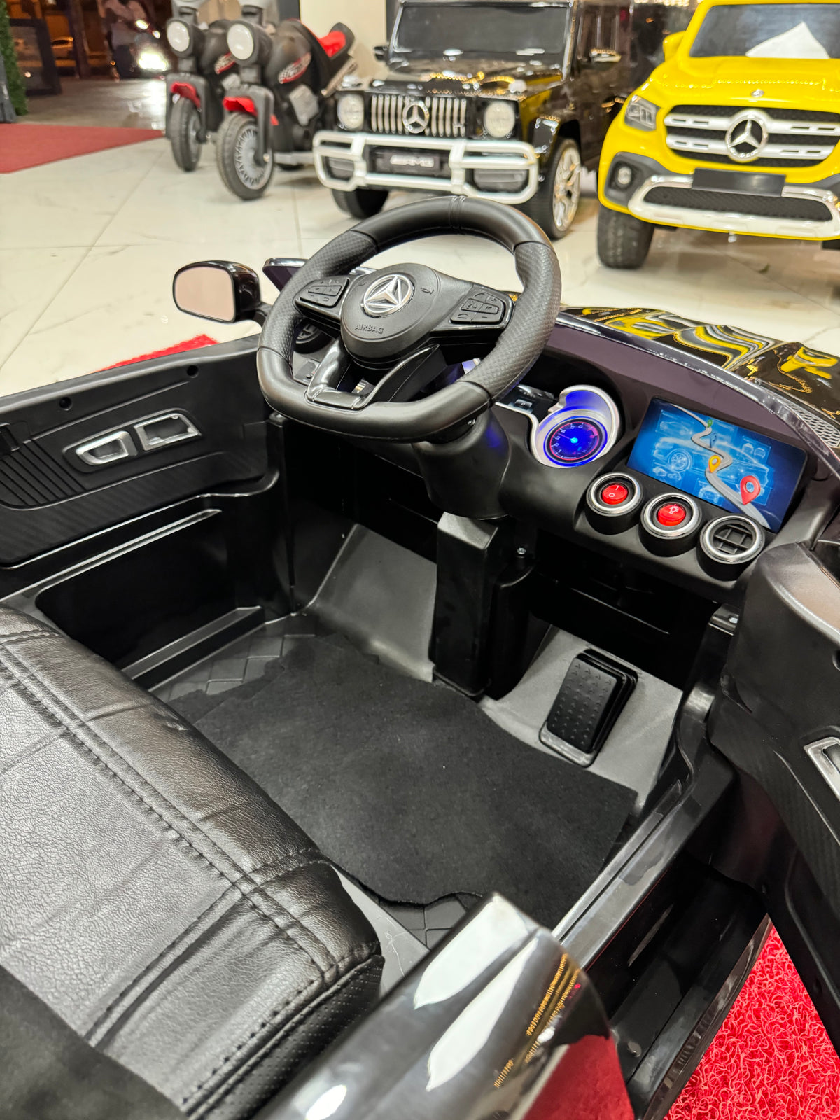 Mercedes gtr 12V akülü araba 0-6 yaş