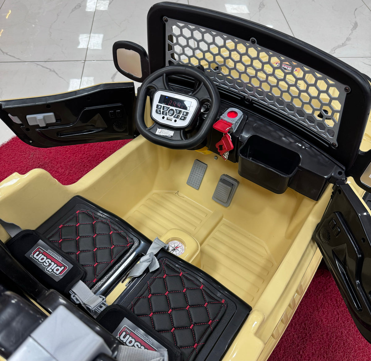24 volt 2 kişilik safari akülü araba 0-8 yaş