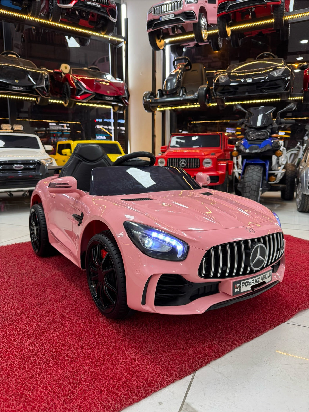 Mercedes gtr 2026 12V akülü araba 0-6 yaş