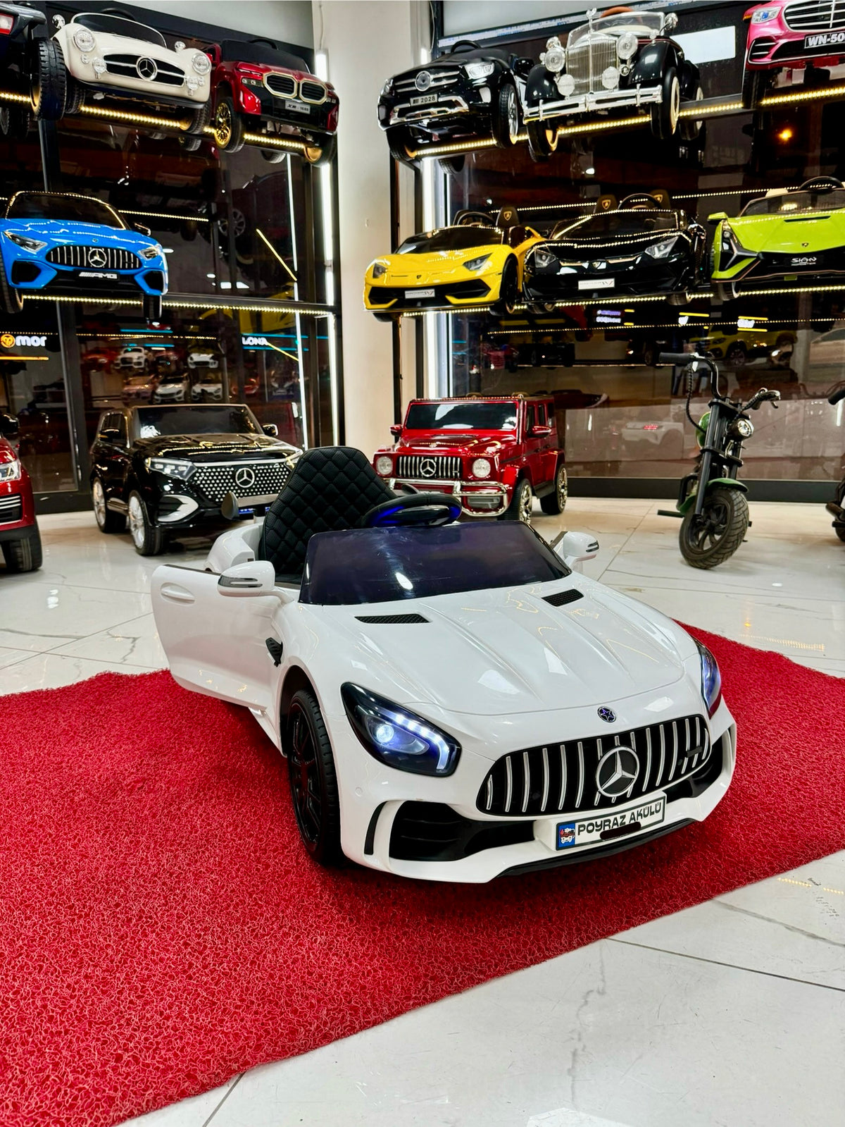 Mercedes gtr 2026 12V akülü araba 0-6 yaş