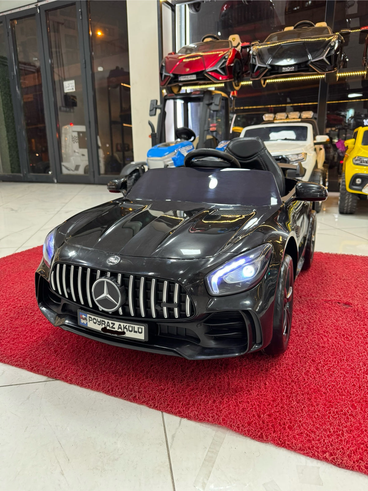 Mercedes gtr 2026 12V akülü araba 0-6 yaş