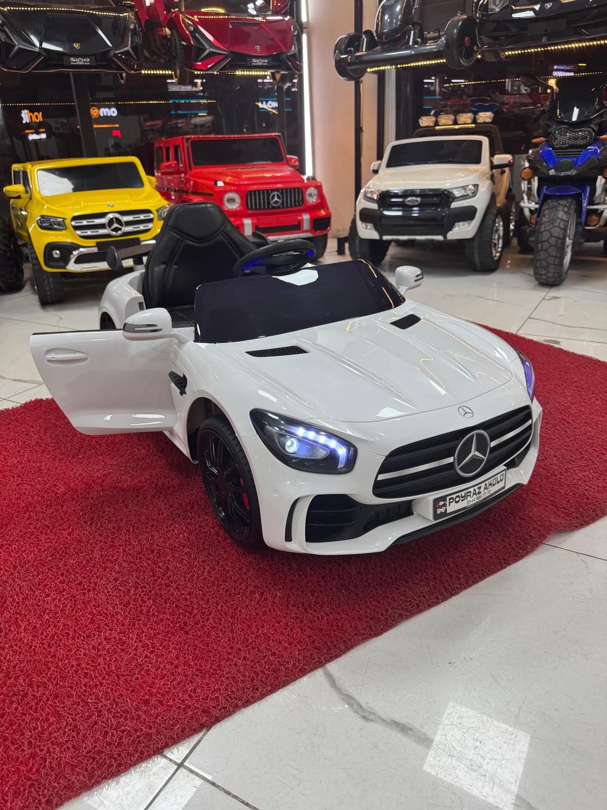 Mercedes Benz CLA 12V akülü araba 0-6 yaş