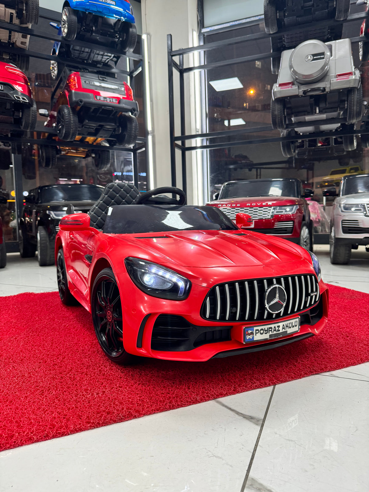 Mercedes gtr 2026 12V akülü araba 0-6 yaş